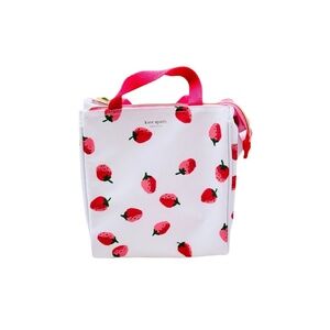 Kate Spade Insulated Strawberry Lunch Bag NWOT